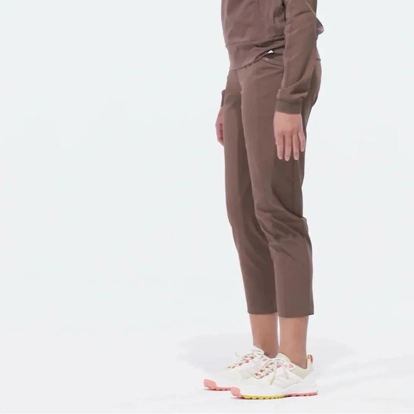 Adidas ULTIMATE365 TOUR PULL-ON GOLF ANKLE PANTS Brown XL - Picture 3 of 12